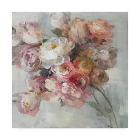 Danhui Nai 'Blush Bouquet' Canvas Art,35x35